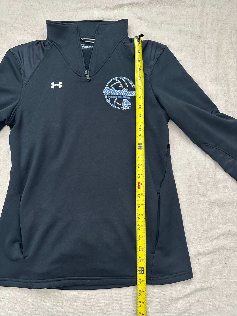 Under Armour Black Quarter-Zip Pullover Jacket - Women’s Size Medium - Picture 4 of 10